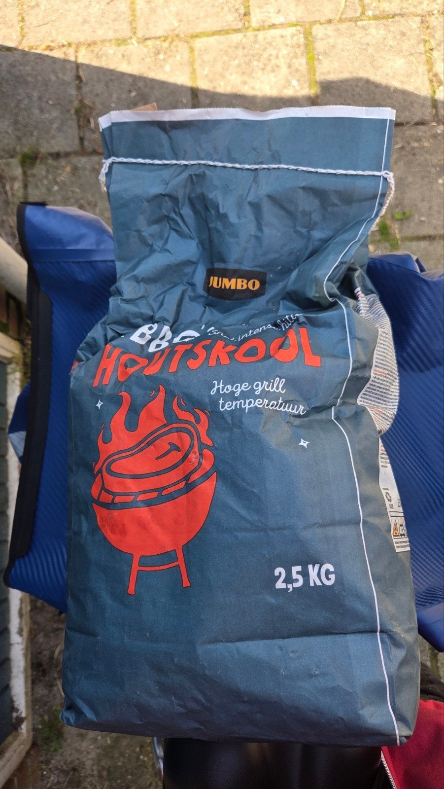 Jumbo Houtskool 2,5 kg - Hoge grill temperatuur, Ophalen, Overige houtsoorten, Blokken