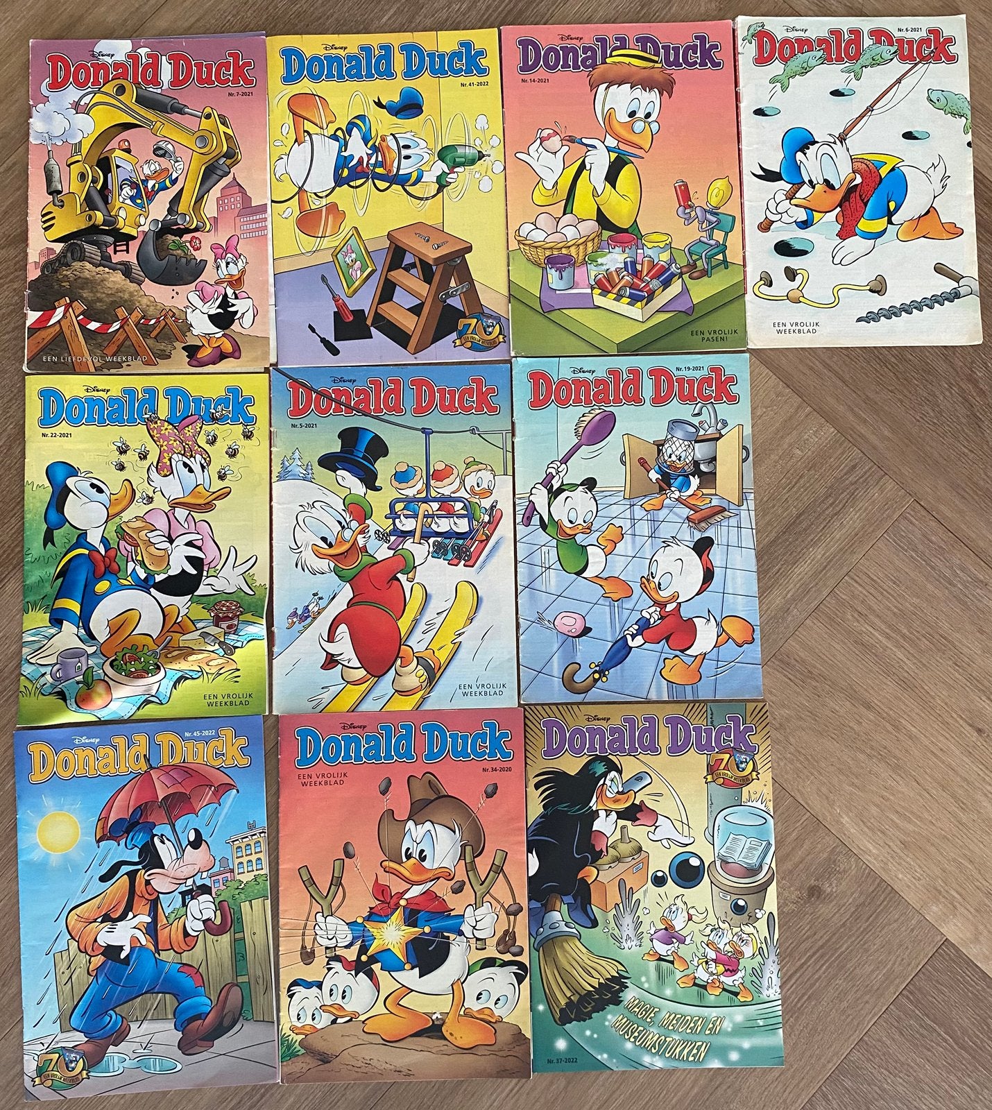 10 donald duckjes, Meerdere comics, Ophalen of Verzenden, Zo goed als nieuw, Europa