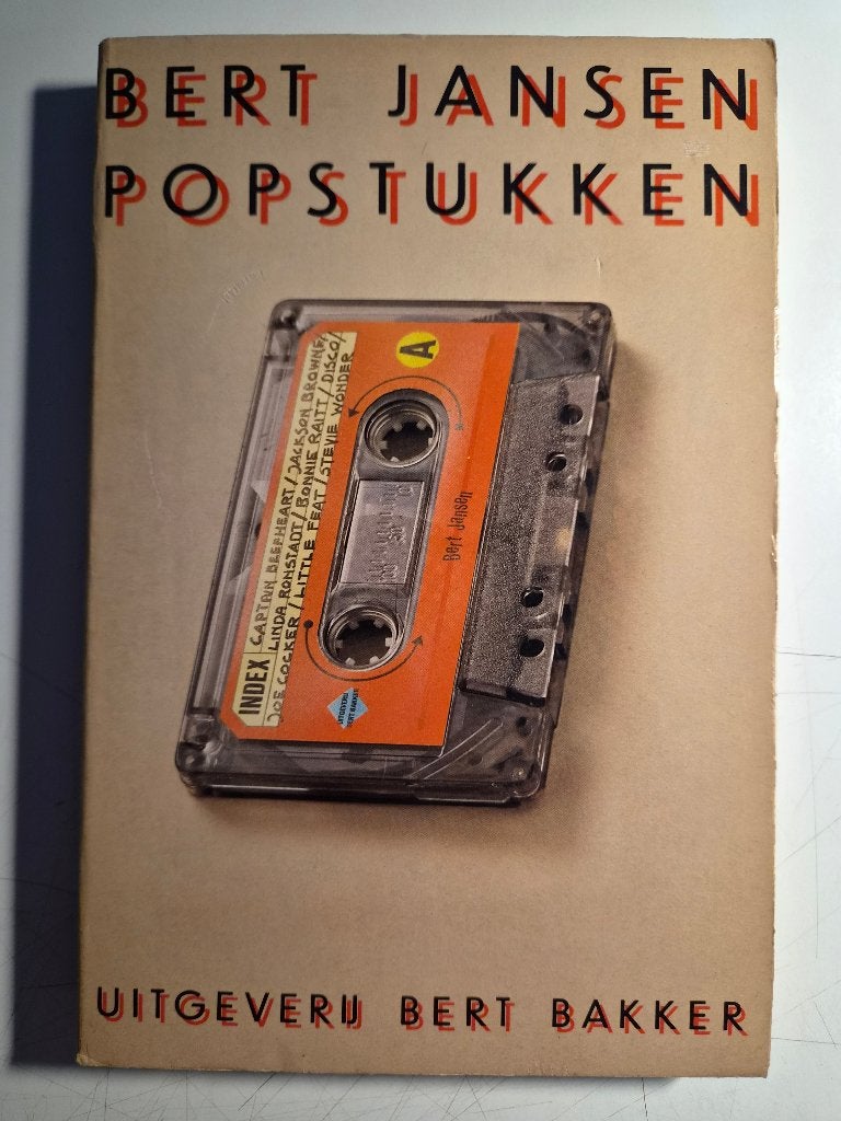 Popstukken - Bert Jansen (1979) | Vintage muziekboek, Gelezen, Artiest, Ophalen of Verzenden, Bert Jansen