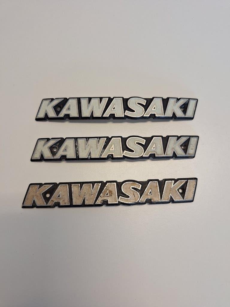 Emblemen Oldtimer Honda Laverda Kawasaki Jaren '70, Motoren, Ophalen of Verzenden