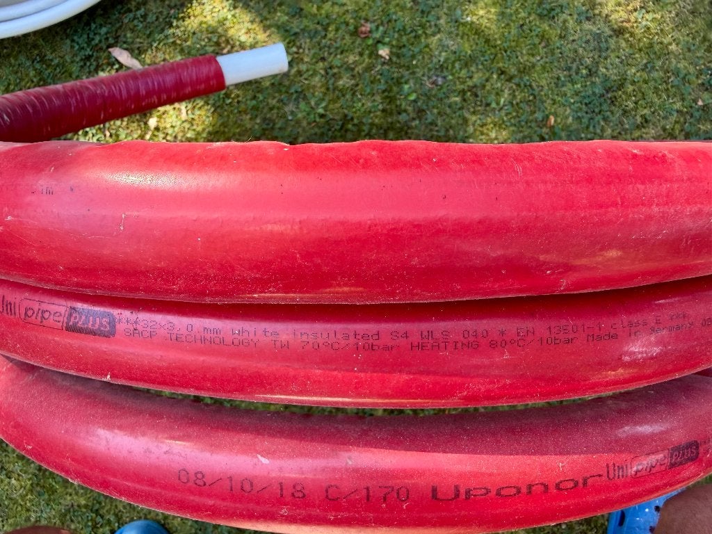 Uponor Uni Pipe Plus meerlagenbuis rood, Ophalen, Overige materialen, 6 meter of meer, Overige typen