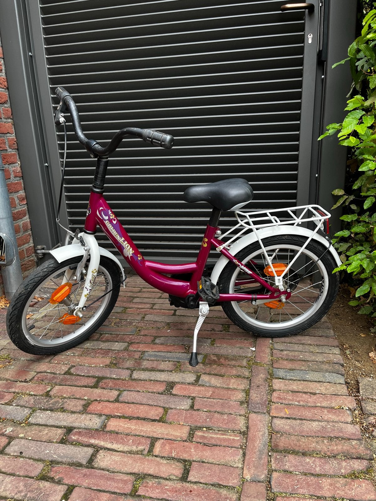 kinderfiets 16 inch Golden Lion, Fietsen en Brommers, Fietsen | Kinderfietsjes, Ophalen, Gebruikt, Terugtraprem, 16 tot 20 inch