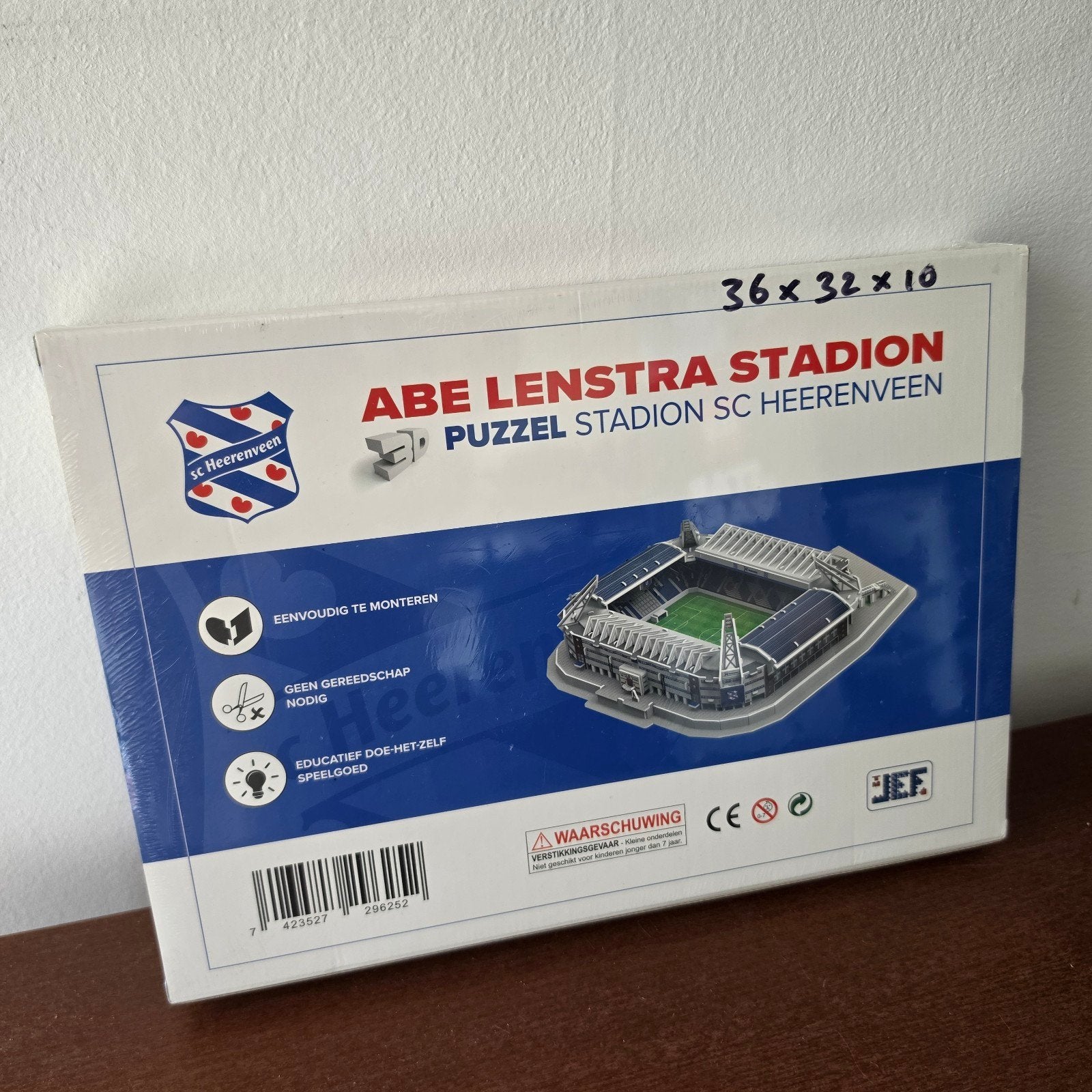 3D puzzel Abe Lenstra Stadion SC Heerenveen, Ophalen of Verzenden, Minder dan 500 stukjes, Nieuw, Rubik's of 3D-puzzel