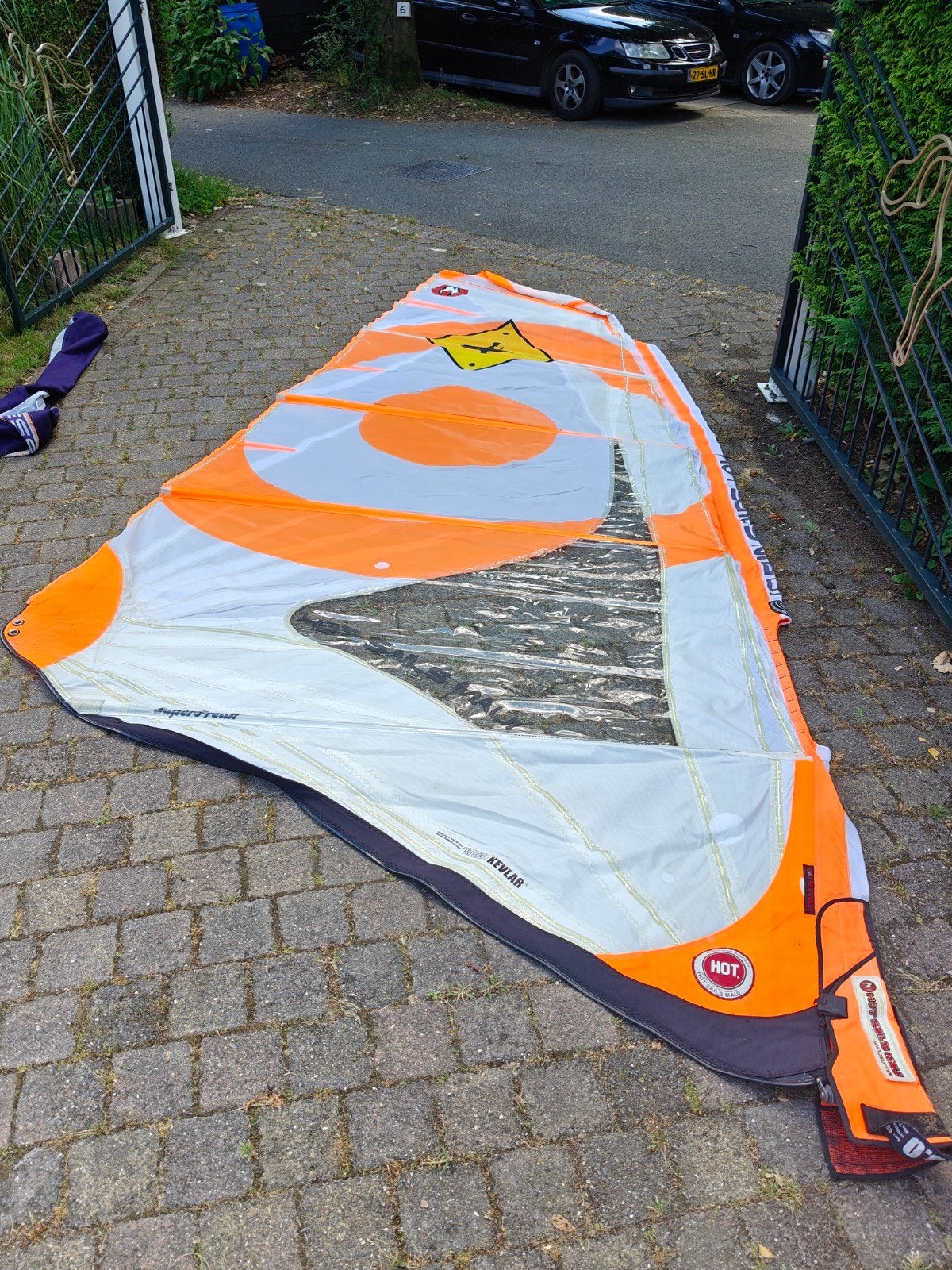 Hotsails superfreak 8 meter met bijpassende mast., Watersport en Boten, Ophalen, Gebruikt, Mast