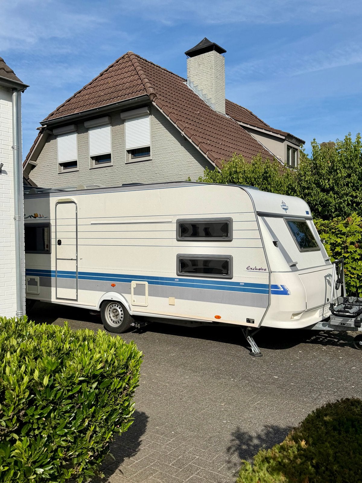 Hobby Exclusive 540 KMFe met stapelbed, airco en mover, Caravans en Kamperen, Caravans, Treinzit, Particulier, Tot en met 6, 1250 - 1500 kg