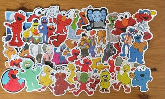 Sesamstraat stickers, Verzenden, Nieuw, Meerdere stickers