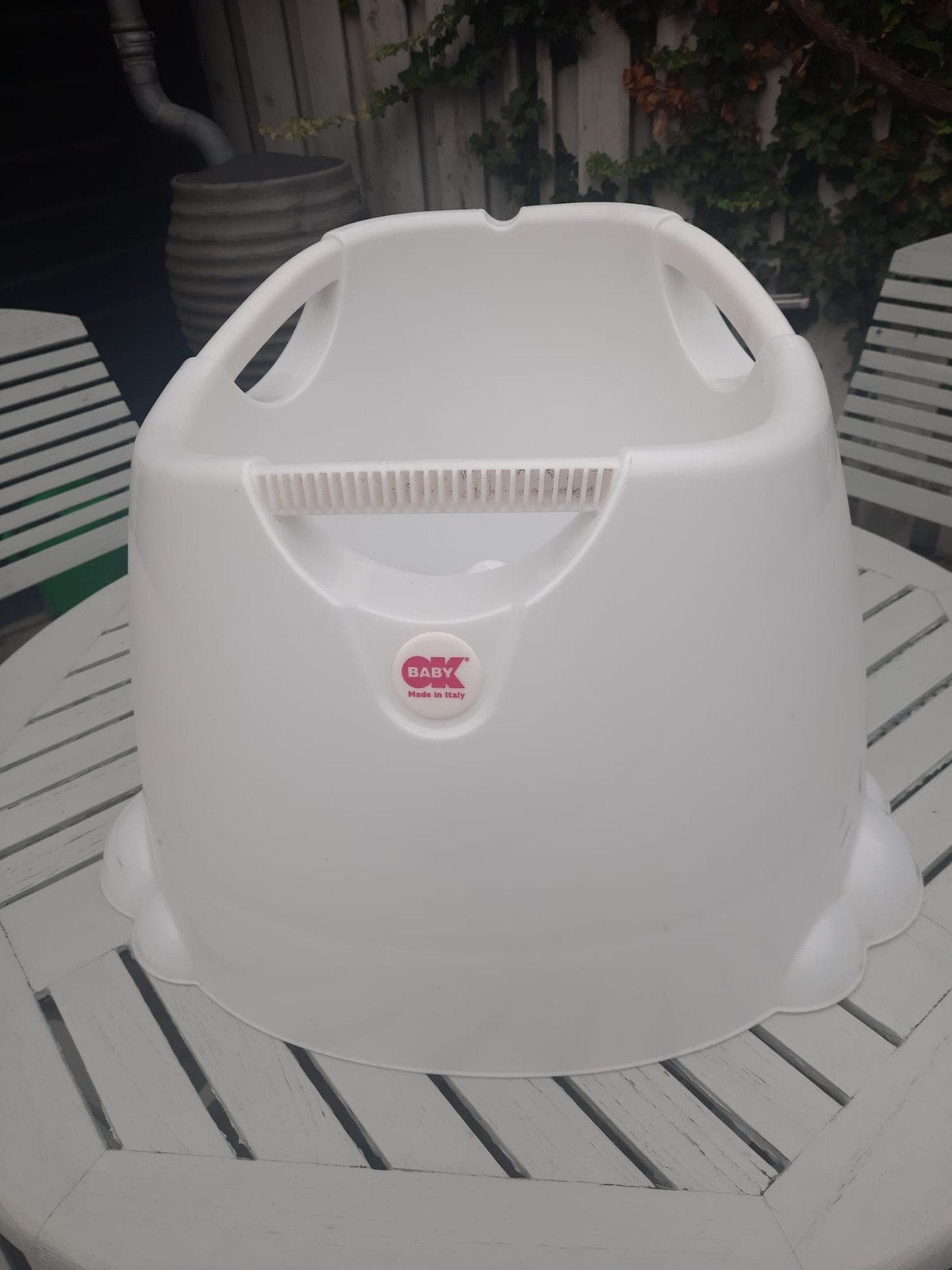 Dreumes/peuter badje wit, Kinderen en Baby's, Ophalen, Gebruikt, Badje