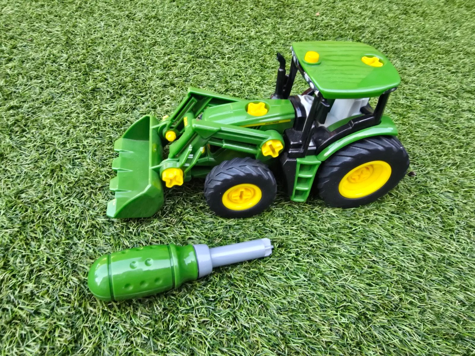 John Deere Tractor met Schroevendraaier Speelgoed, Ophalen, Gebruikt