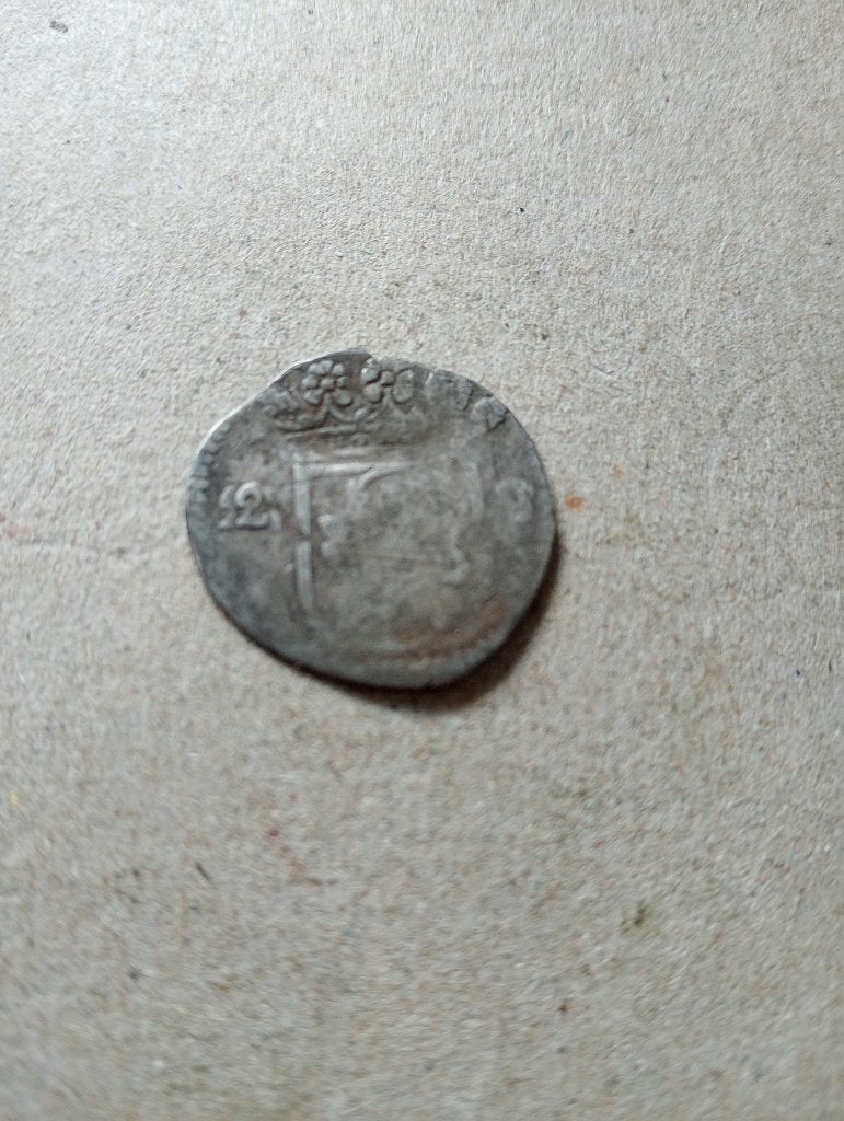 2 Stuiverstuk Trasnavanie (Overijssel) 1680, Postzegels en Munten, Ophalen of Verzenden, Vóór koninkrijk, Overige waardes, Zilver