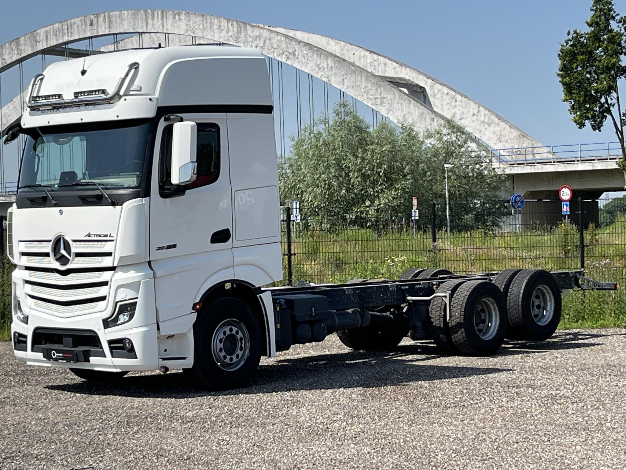Mercedes-Benz Actros 2663 L | Retarder | Leather Seats, Auto's, Automaat, Stof, Wit, Mercedes-Benz