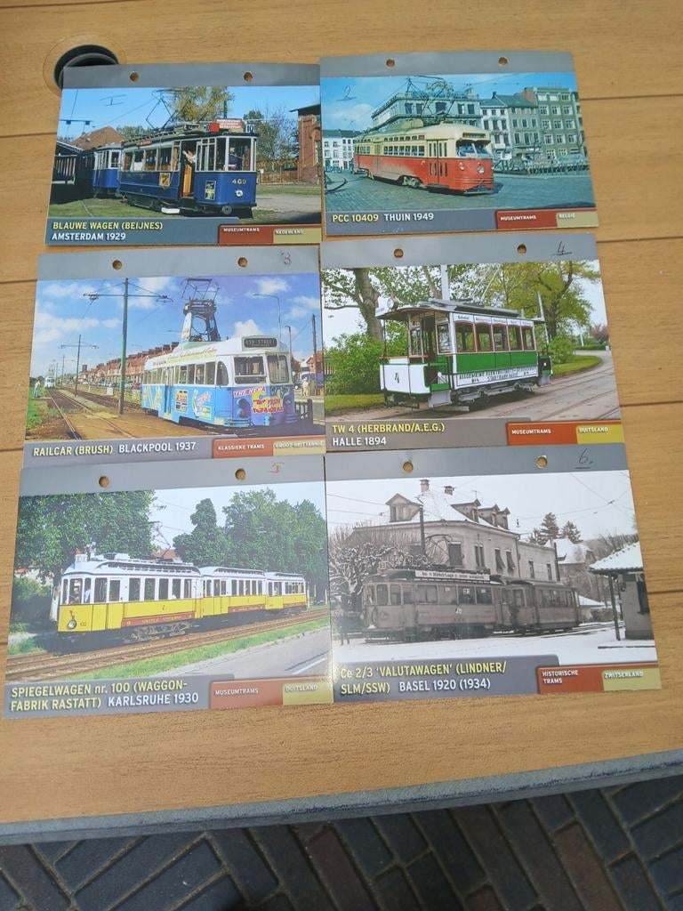 Model tram schaal - Diverse historische trams, Gebruikt, Gelijkstroom of Wisselstroom, Overige typen, Onbekend