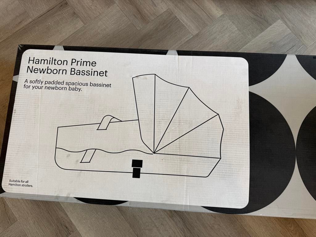 Hamilton Prime Newborn Bassinet Navy nieuw, Overige merken, Nieuw, Ophalen of Verzenden, Combiwagen