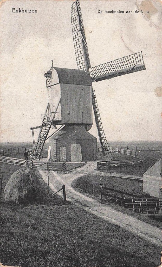 703-017-035 Enkhuizen De Meelmolen, Verzenden, Voor 1920, Noord-Holland