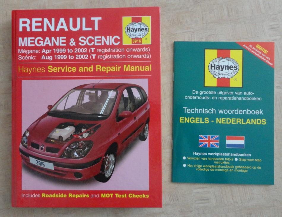 Haynes werkplaatshandboek Renault Megane / Scenic 1999-2002, Ophalen of Verzenden