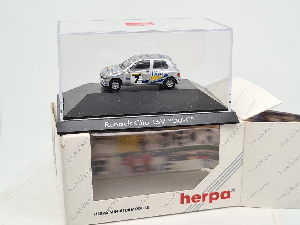 Renault Clio - Herpa HO 1/87, Hobby en Vrije tijd, Modelauto's | 1:87, Zo goed als nieuw, Auto, Herpa, Verzenden