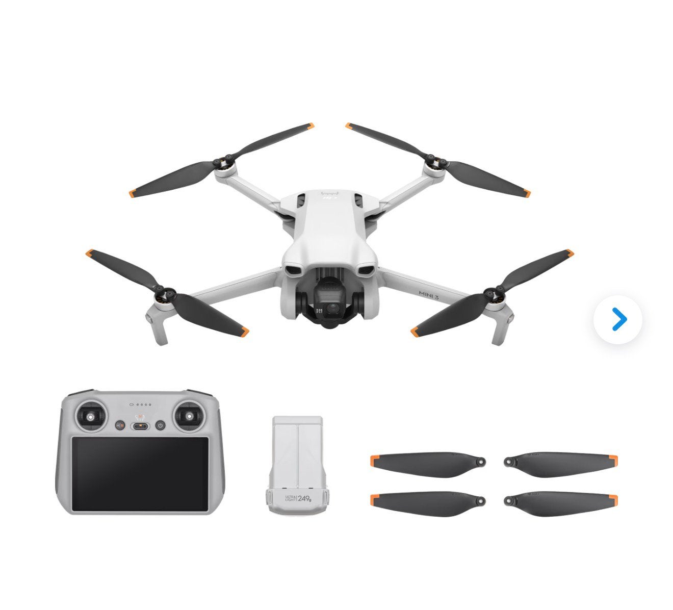 GEZOCHT: DJI MINI PRO 3 met remote controle scherm, Ophalen, Zo goed als nieuw