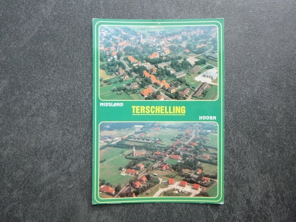 Terschelling, Midsland/Hoorn luchtfoto, Verzenden, 1980 tot heden, Gelopen, Waddeneilanden