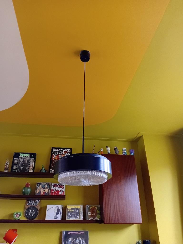 Vintage Philips rh37 lamp 60s, Ophalen, Gebruikt, Glas, Sixties
