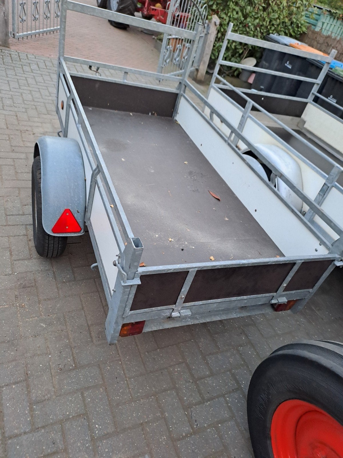 1x Aanhanger enkelasser, Auto diversen, Ophalen, Gebruikt