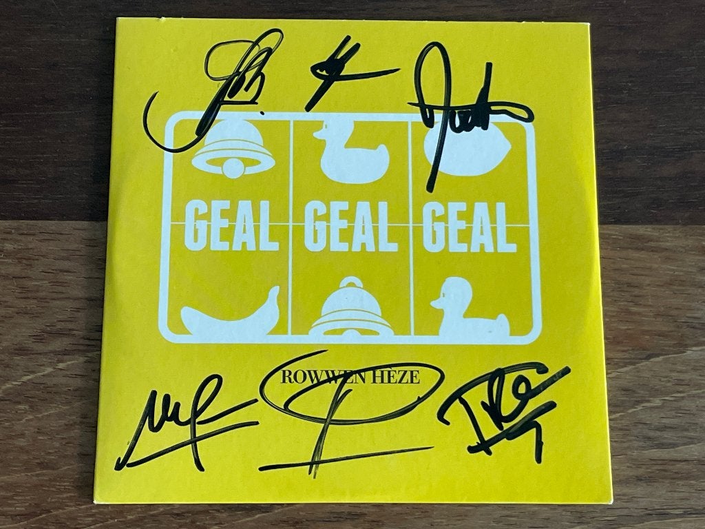 Cd Single Promo Rowwen Heze Geal GESIGNEERD ZGAN, Ophalen of Verzenden, Zo goed als nieuw, Pop, Gesigneerd