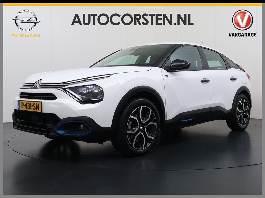 Citroën Ë-C4 Feel 50kWh 360°Camera 3D-Navi Ecc Apple Carp, Auto's, Citroën, Bedrijf, Te koop, e-C4, ABS, Achteruitrijcamera, Airbags