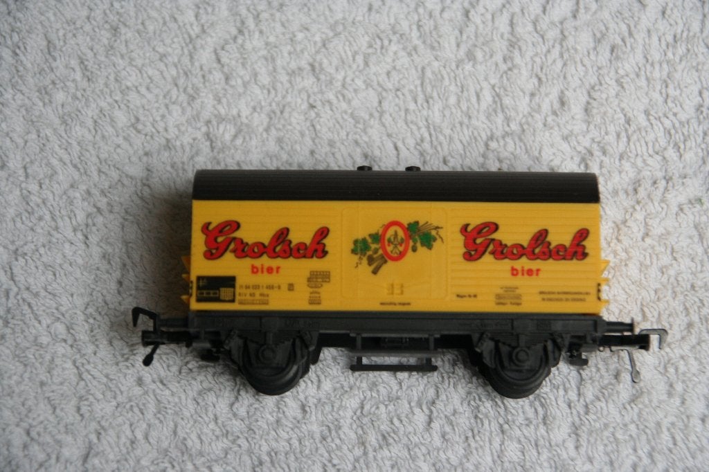 Fleischmann HO Grolsch Bier goederenwagon (6), Gelijkstroom, Fleischmann, Wagon, Ophalen of Verzenden