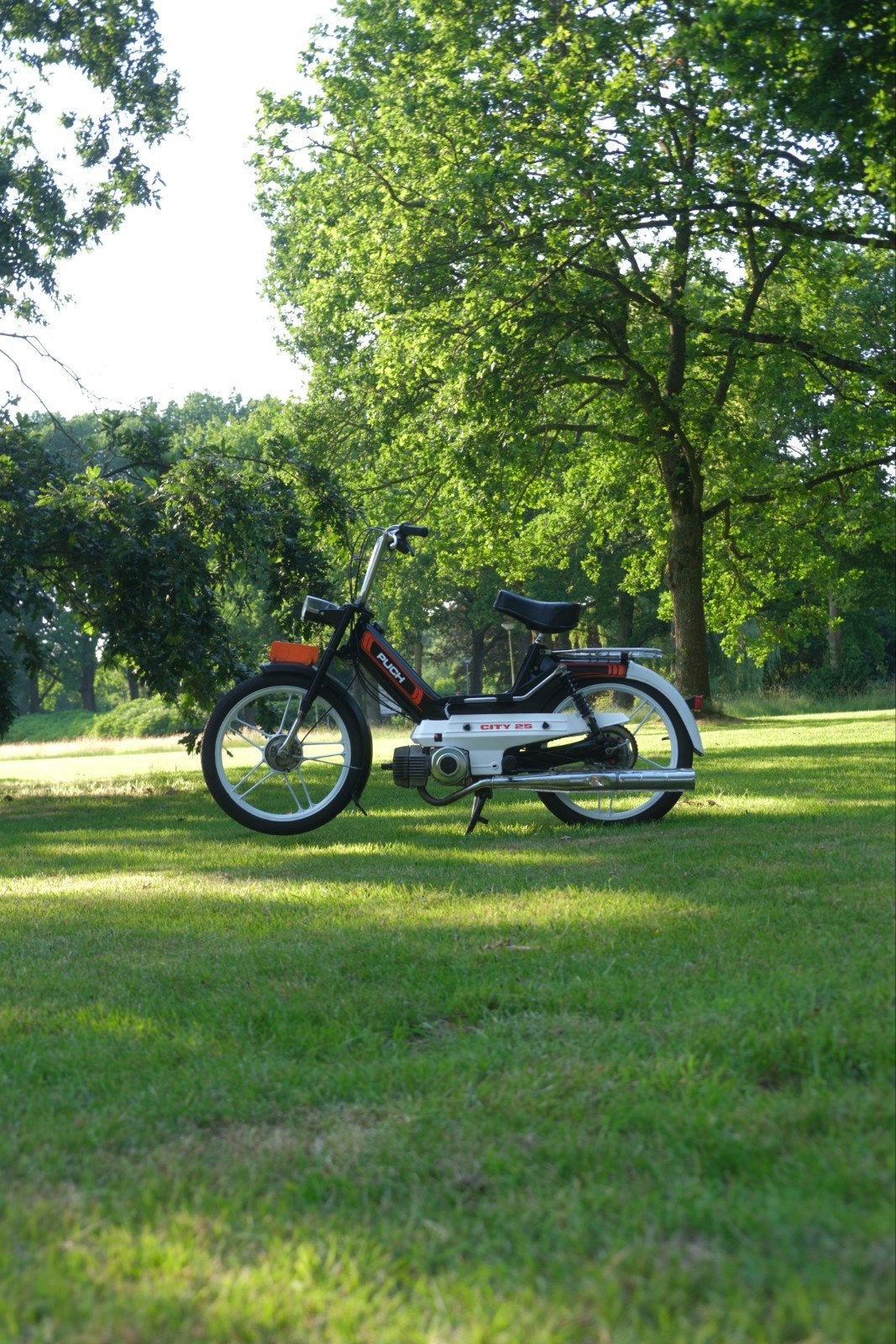 Puch maxi city, Fietsen en Brommers, Brommers | Puch, Ophalen, Zo goed als nieuw, 1 versnellingen, Maximaal 25 km/u