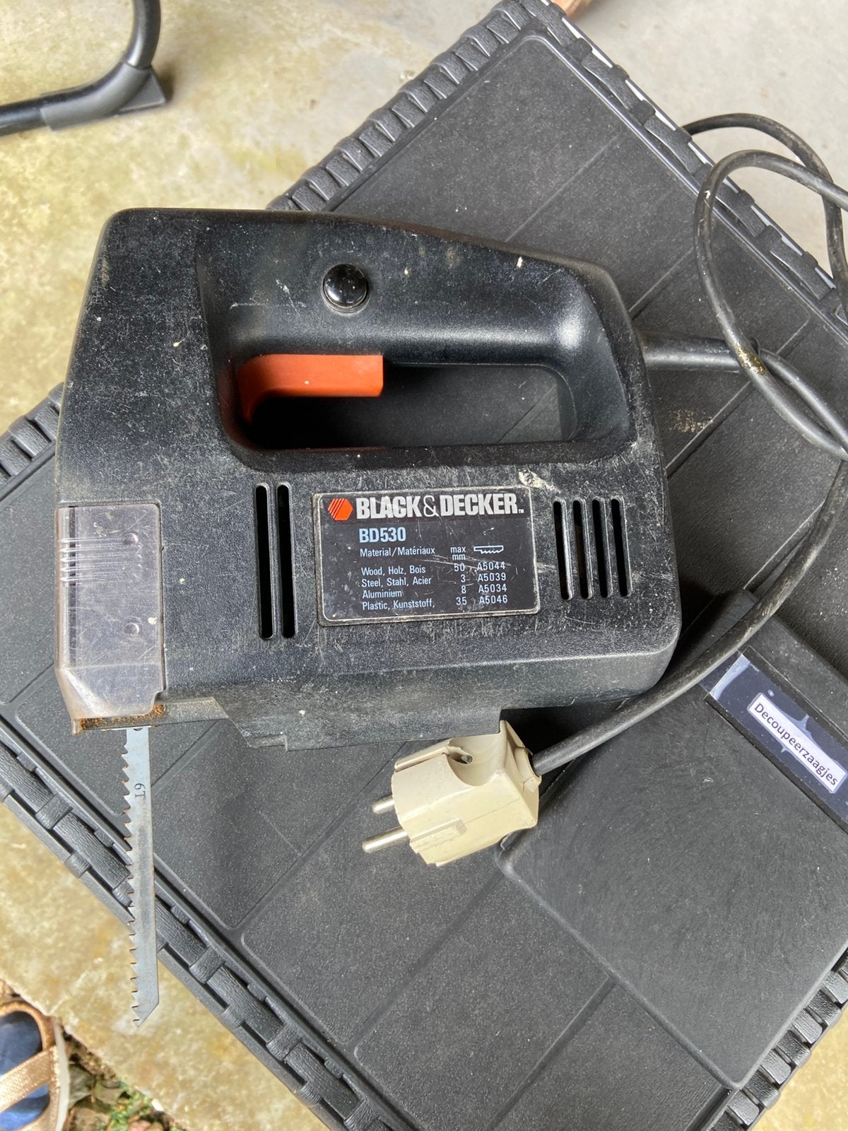 Black & Decker BD530 Decoupeerzaag - Gebruikt, Ophalen, Gebruikt, Decoupeerzaag, 30 tot 70 mm