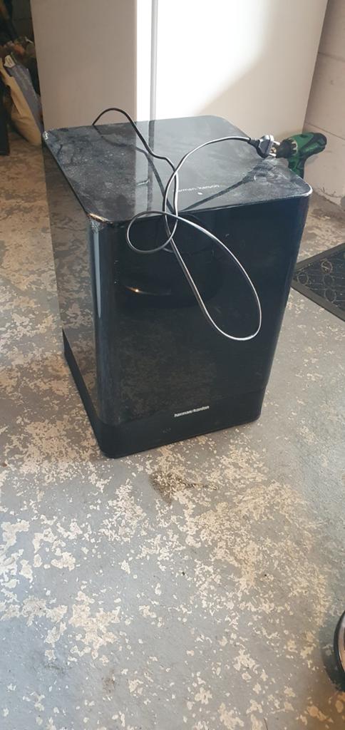 Harman Kardon SUB-TS2BQ Subwoofer - Beschadigd, Subwoofer, Niet werkend, 120 watt of meer, Ophalen