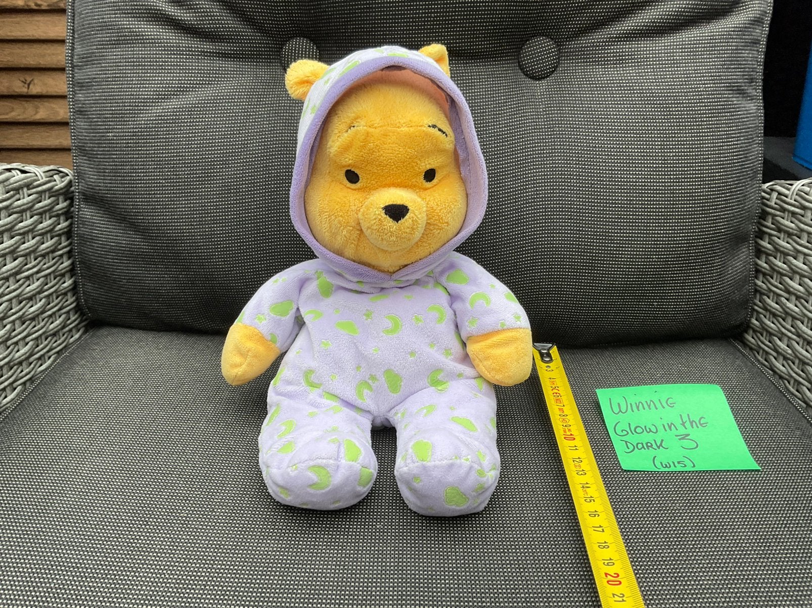 Zgan, niet kapot, Disney Winnie the Pooh glow in the dark, Ophalen, Winnie de Poeh of vrienden, Zo goed als nieuw, Knuffel