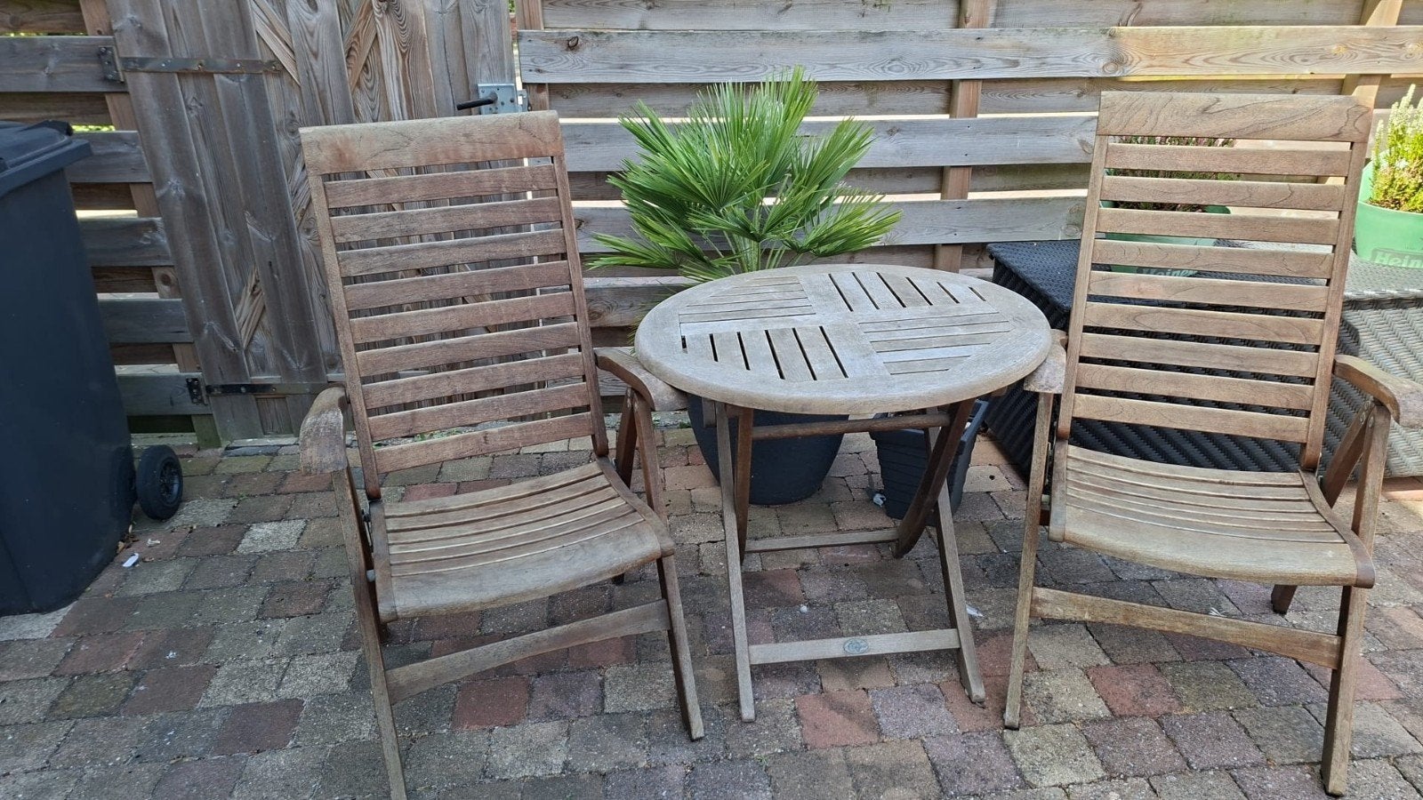 stoelen, Tuin en Terras, Tuinsets en Loungesets, Ophalen, Gebruikt, 2 zitplaatsen