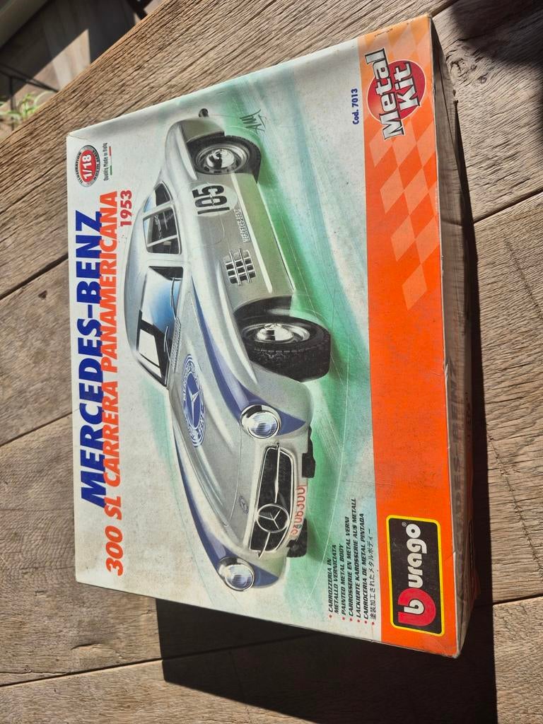 Burago Mercedes-Benz 300 SL Carrera Panamericana 1953 1:18, Ophalen of Verzenden
