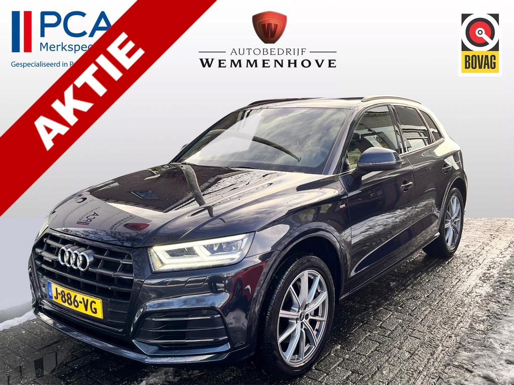 Audi Q5 50 TFSI e quattro S edition (bj 2020, automaat), Automaat, 4 cilinders, Blauw, Bedrijf