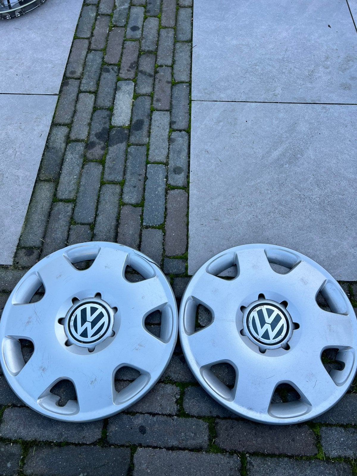 2 originele 14” VW Wieldoppen, Ophalen of Verzenden, Gebruikt