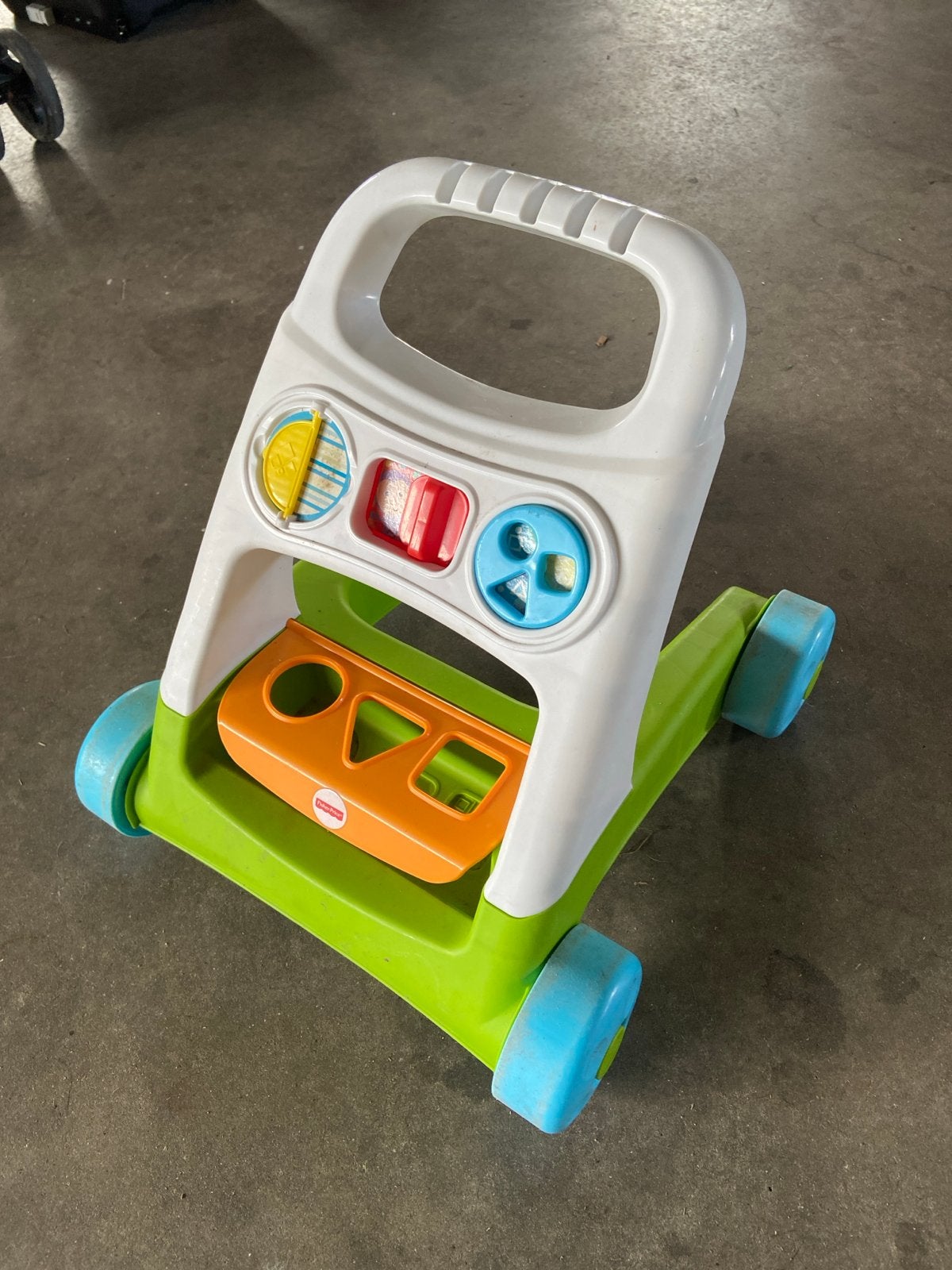 Fisher-Price loopwagen met geluid en wieltjes, Ophalen, Gebruikt, Overige typen, Met geluid