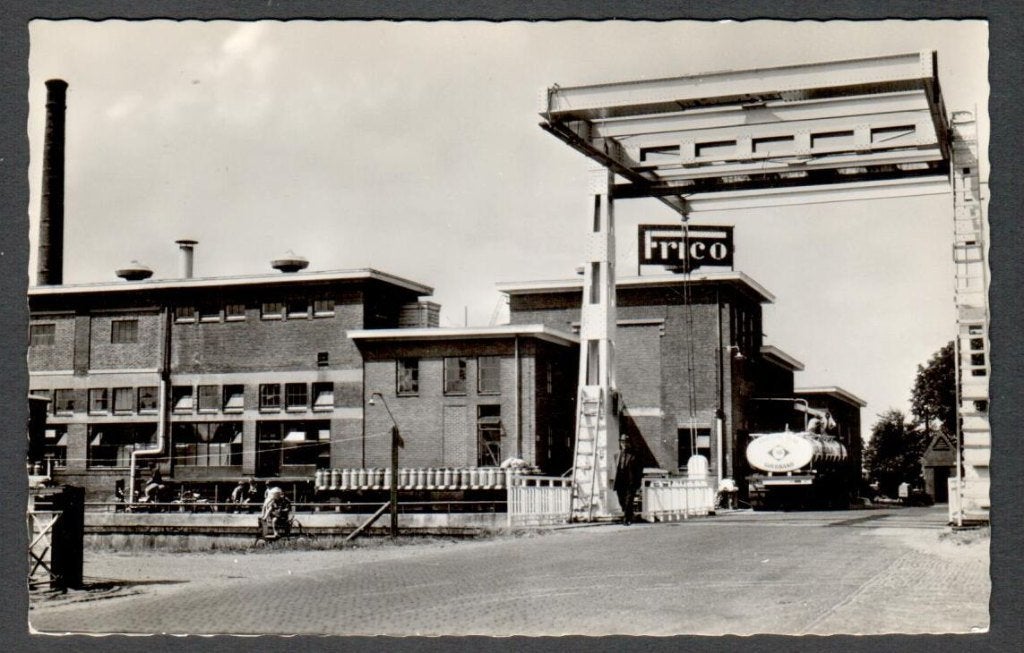 Oude Ansicht - TERWISPEL Coöp Zuivelfabriek - Frl., Verzamelen, Ophalen of Verzenden, 1940 tot 1960, Ongelopen, Friesland