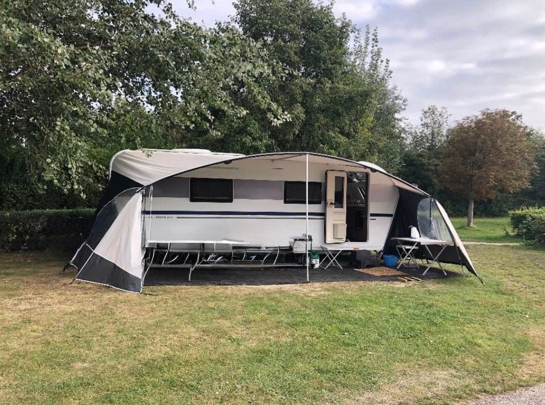 Unico caravan luifel, Ophalen, Zo goed als nieuw
