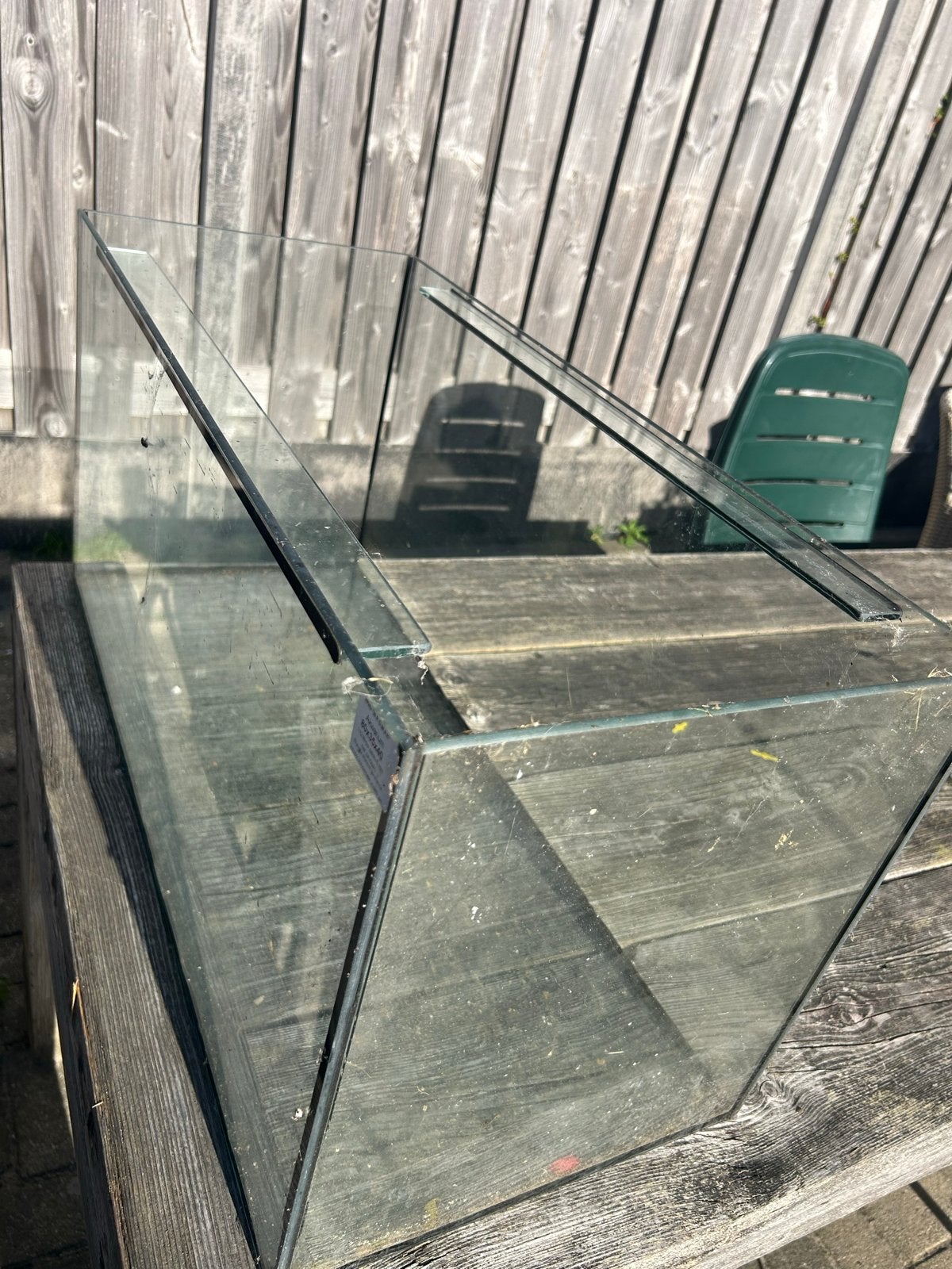 Glazen bak voor gerbils of muizen, Ophalen, Leeg aquarium