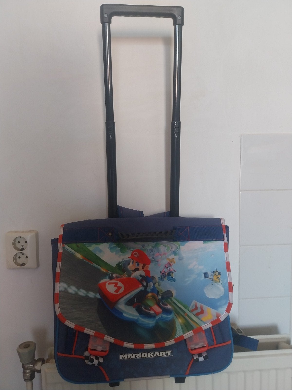 SUPER MARIO Kart wheeled schoolbag, 41cm, 2 compartments, Ophalen of Verzenden, 30 cm of meer