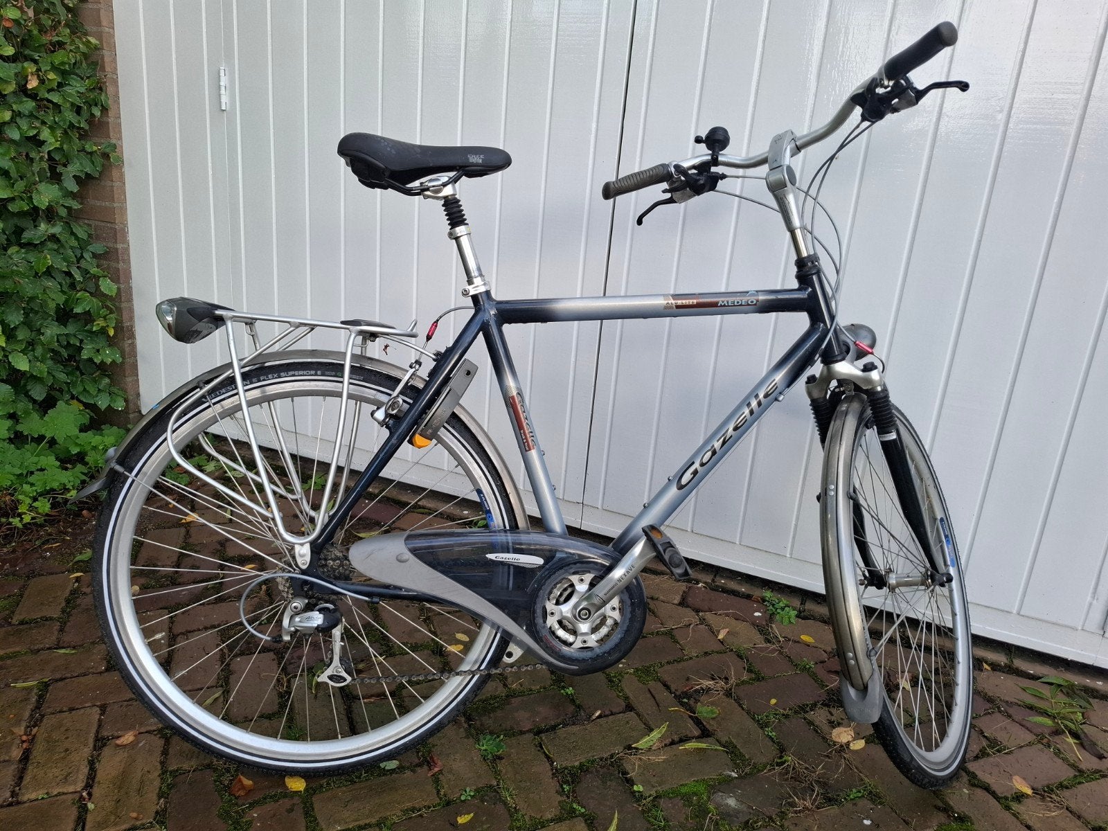 Gazelle Medeo herenfiets - Goede staat, Fietsen en Brommers, Ophalen, Gebruikt, Velgrem, Versnellingen