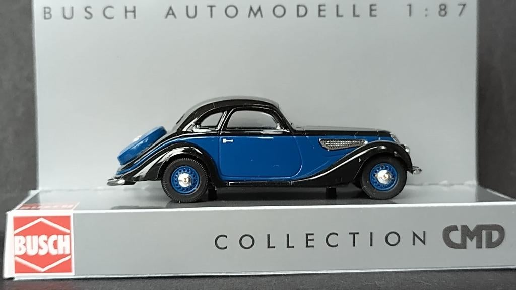 BMW 327 1938 1:87 H0 Busch cmd Pol, Overige merken, Busch Gmbh, Auto, Verzenden