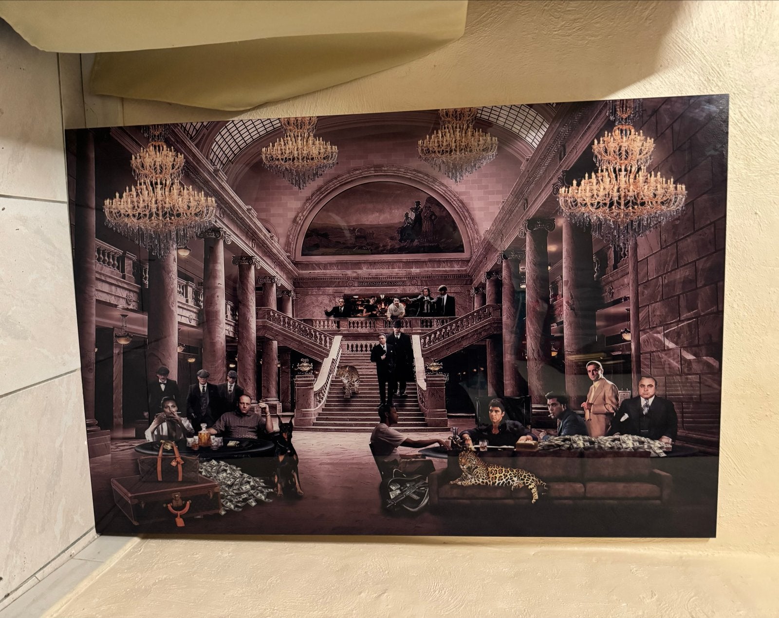 Gangsters paradise plexiglas 80x120, Ophalen, 100 tot 125 cm, 75 – 100, Print