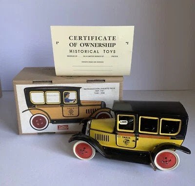 Paya Taxi Blikken Automobiel - Limited Edition, Ophalen of Verzenden, Zo goed als nieuw