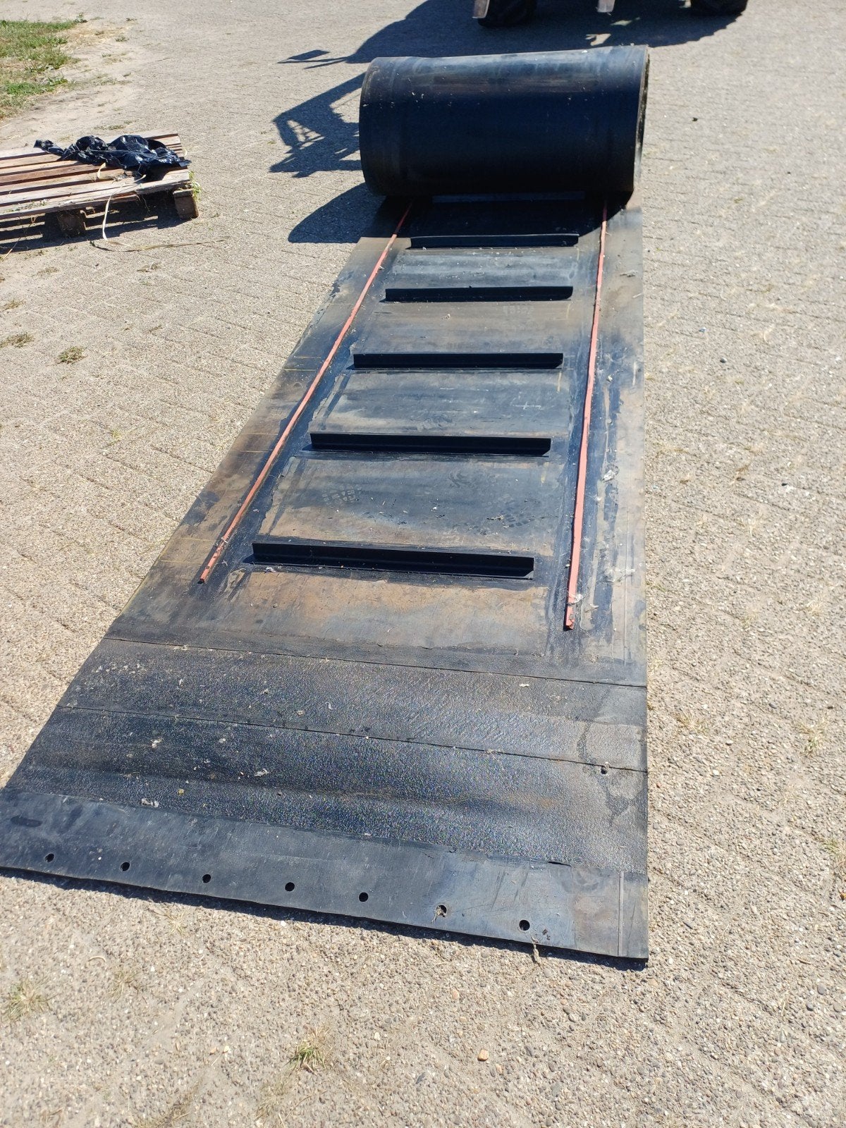 Transportband 16 meter lang, 1.2 meter breed, Ophalen