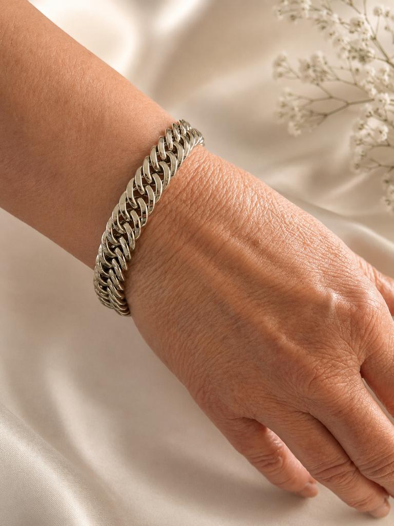 Buddha to Buddha Chain XS Zilveren Armband 18 cm  Preloved, Ophalen of Verzenden, Zo goed als nieuw, Zilver, Zilver