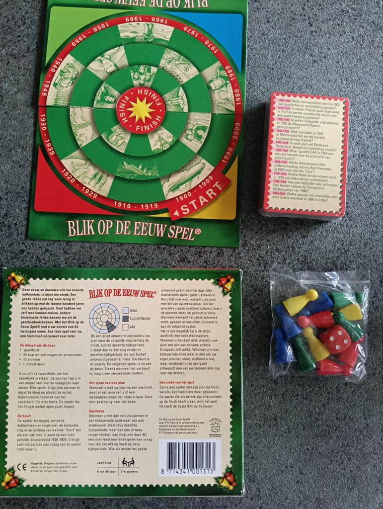 Blik op de eeuw spel, Ophalen