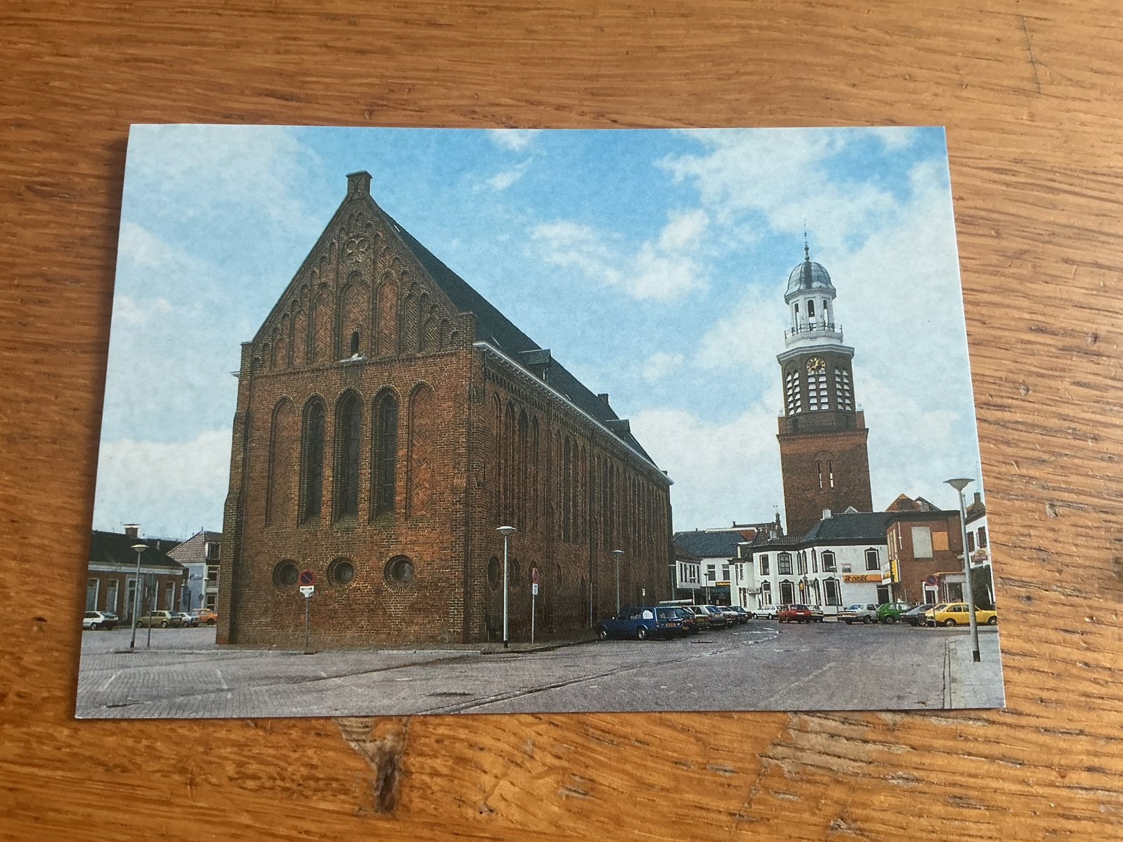 O503 Winschoten kerk plakrest, Ophalen of Verzenden, Groningen
