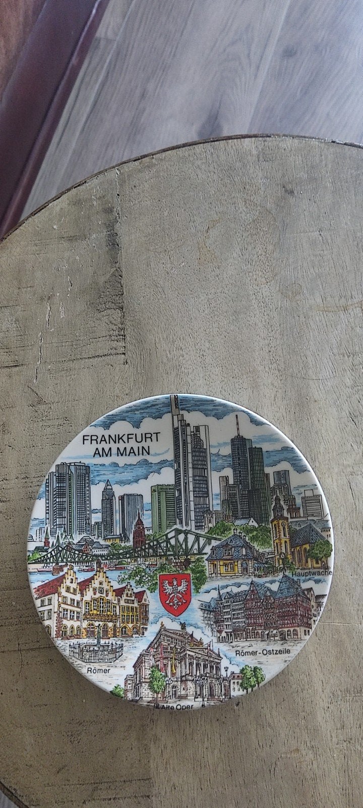 Frankfurt wandbord, Antiek en Kunst, Ophalen of Verzenden