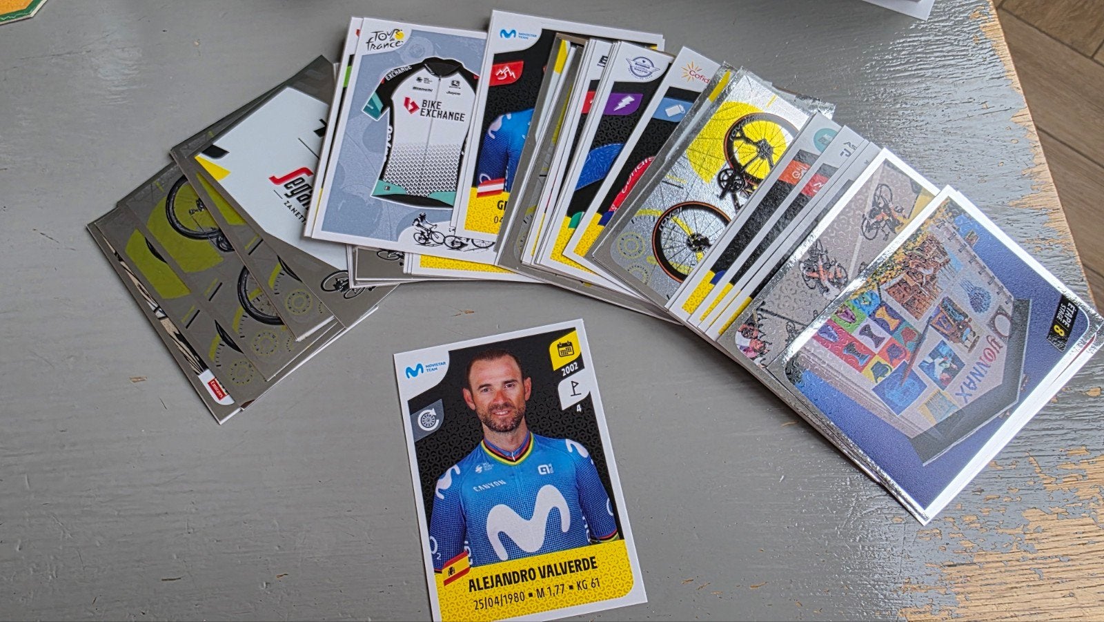 Panini Tour de France 2021 - losse stickers, Ophalen of Verzenden, Zo goed als nieuw, Meerdere stickers
