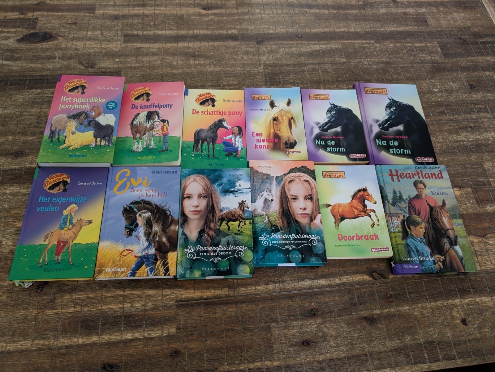 12 mooie kinder paarden boeken aangeboden., Ophalen of Verzenden, Gelezen, Fictie algemeen